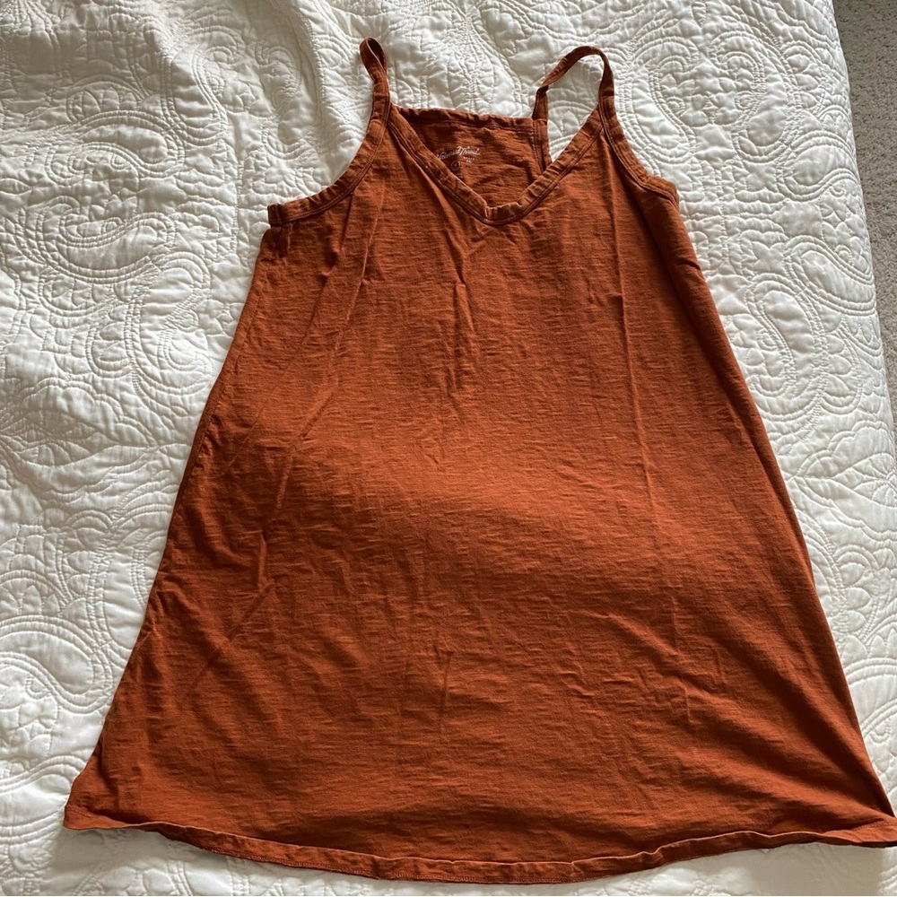 Medium universal threads burnt orange tank top mini dress